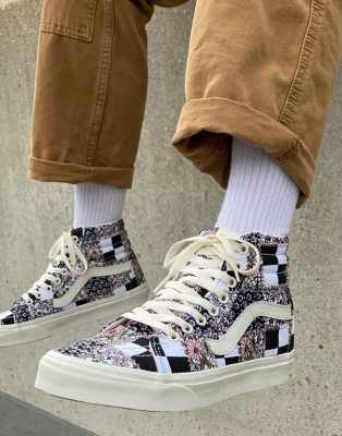 flower vans high tops