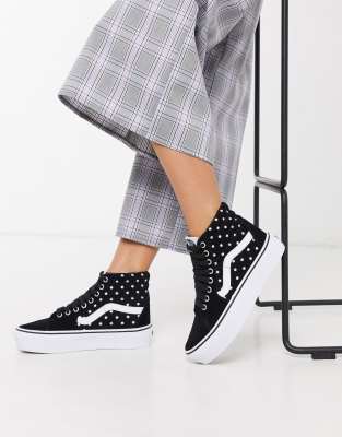 vans sk8 hi platform shoes