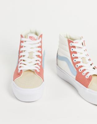 platform vans womens high top