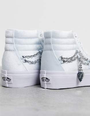 high top vans women's platform