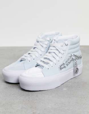 vans sk8 hi light blue