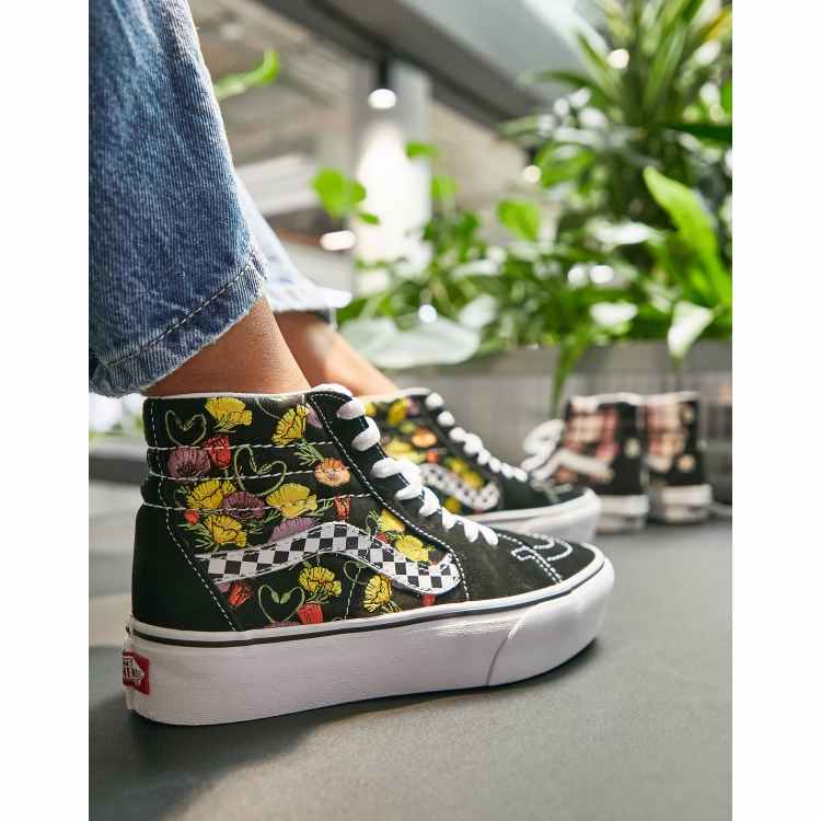 Vans sk8 shop hi platform womens