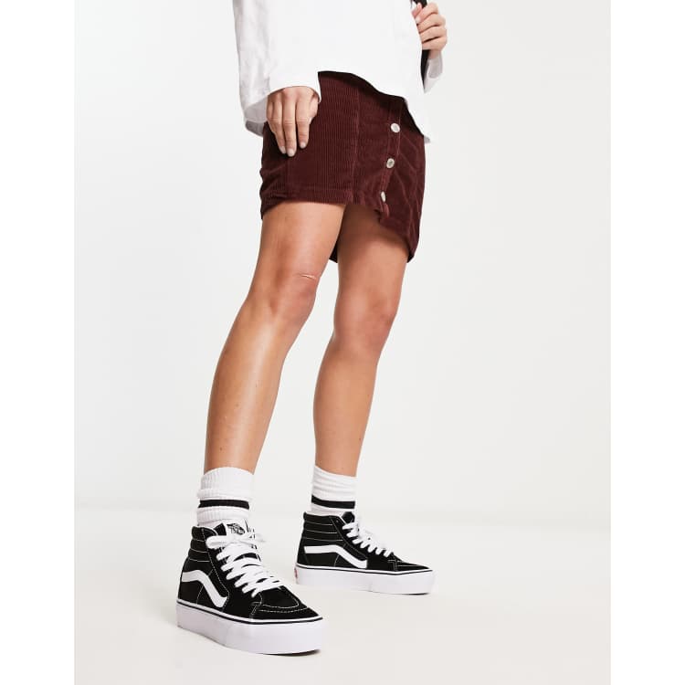 Vans sk8 store hi platform outfit