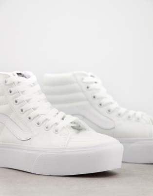 vans sk8 hi blanche