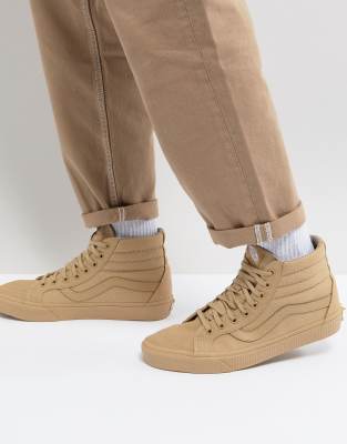 vans sk8 hi reissue beige