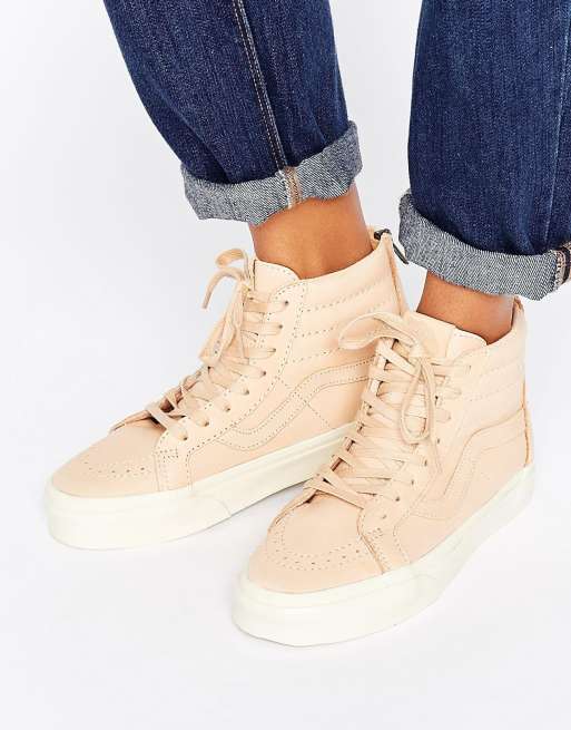 Vans beige clearance leather