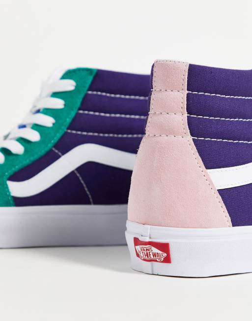 Vans hotsell montante multicolore