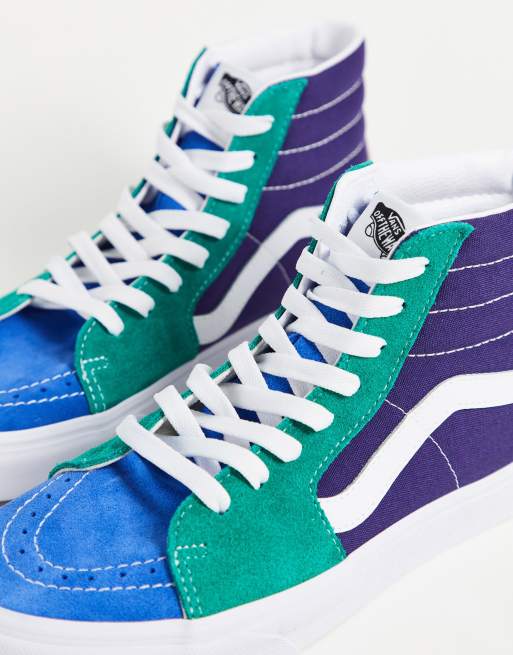 High top outlet vans teal