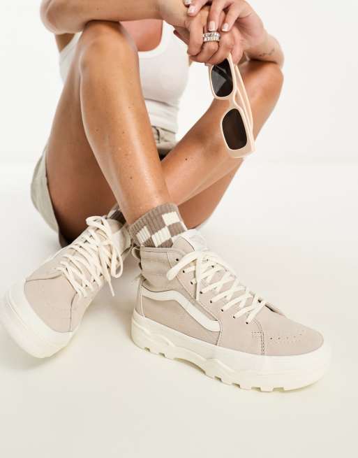 Vans - SK8-Hi Sentry - Sneakers in gebroken wit 