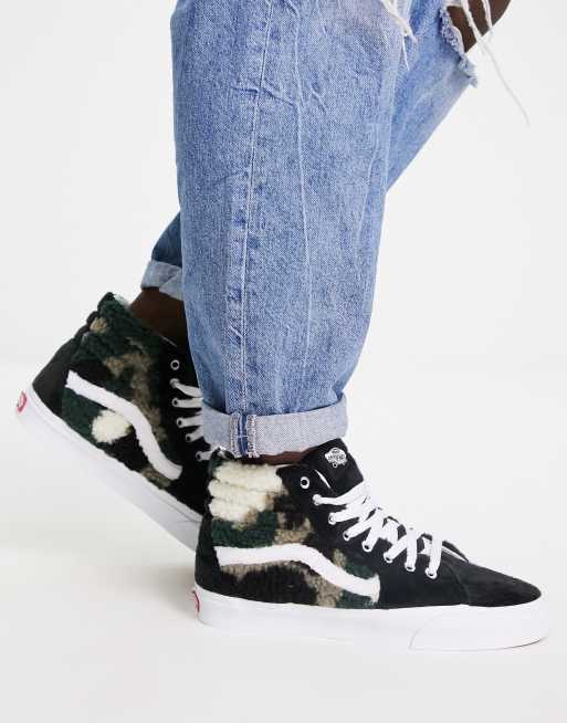 Camo on sale vans sneakers