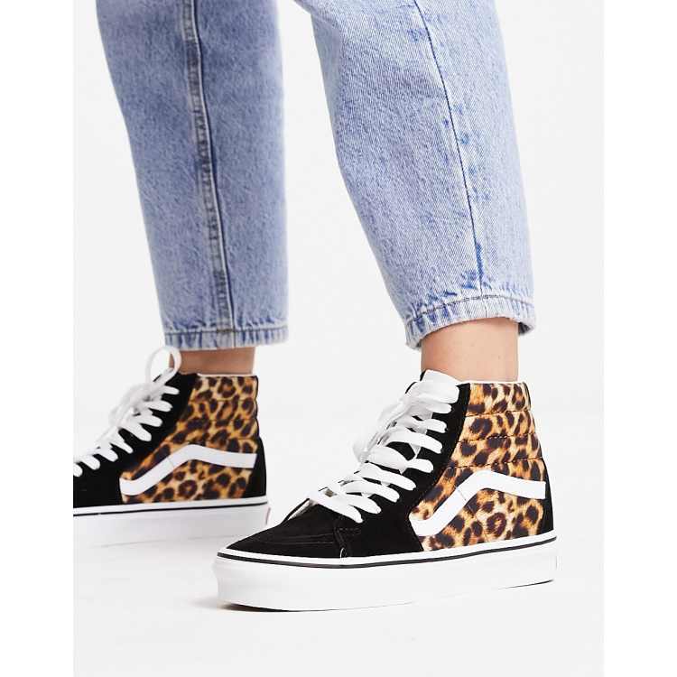 Vans leopardate 2025 senza lacci