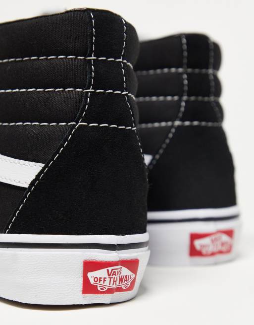 Vans – SK8-Hi – Sneaker in Schwarz, weite Passform ASOS