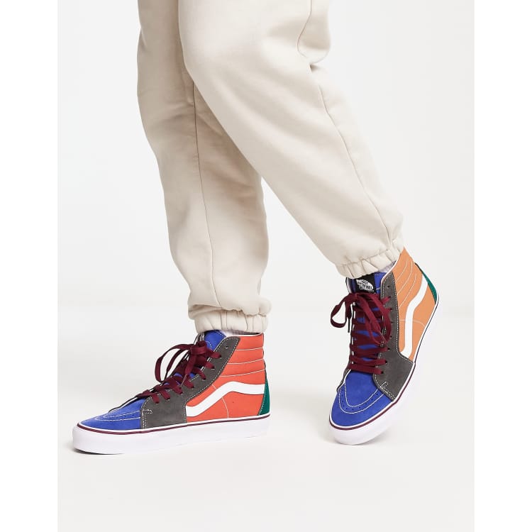 Vans alte sales nere velluto