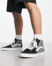 Vans alte con on sale fiamma