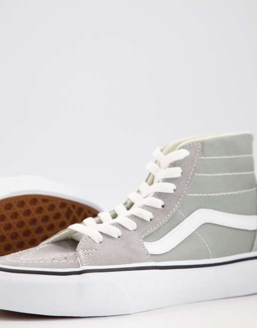 Vans on sale alte grigie