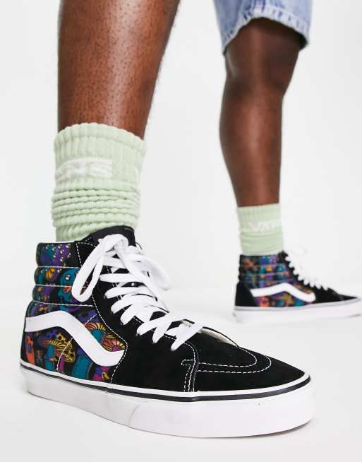 Vans SK8 Hi Sneakers alte nere con stampa ASOS