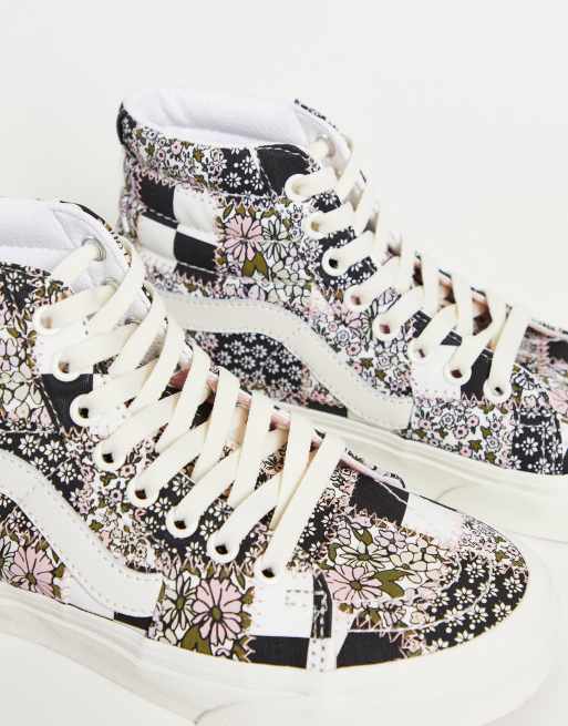 Vans 2025 bianche fiori