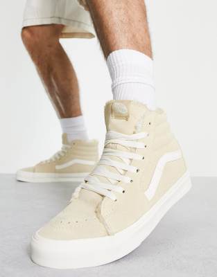 Vans sk8 hi store beige