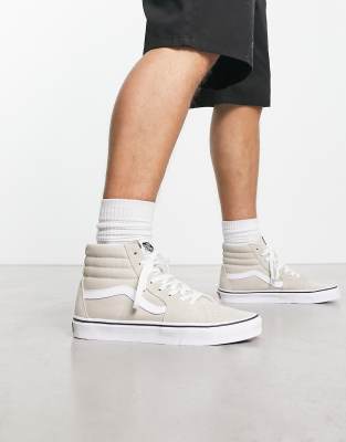 Vans sk8 hi 2025 silver lining true white