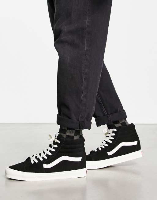 Vans high store top black suede