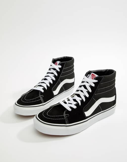 Vans SK8-Hi sneakers in black, 4 of 4