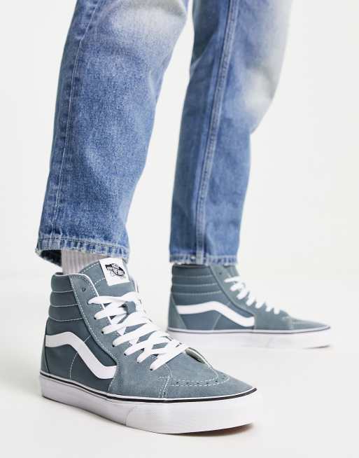 Hi top vans outlet with jeans