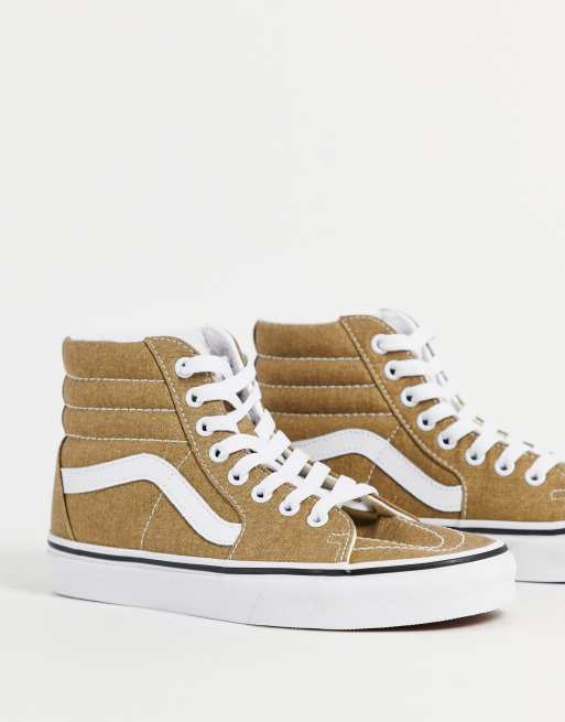 Vans mid shop tops womens Brown