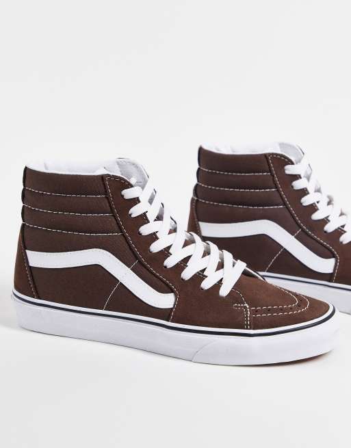 All burgundy shop vans sk8 hi