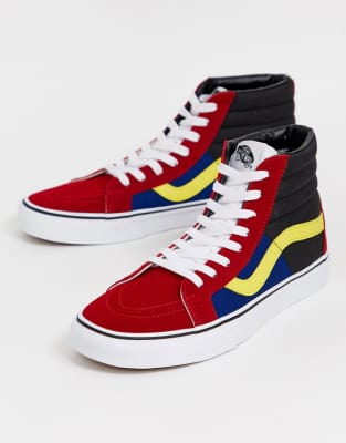 colorful vans sk8 hi
