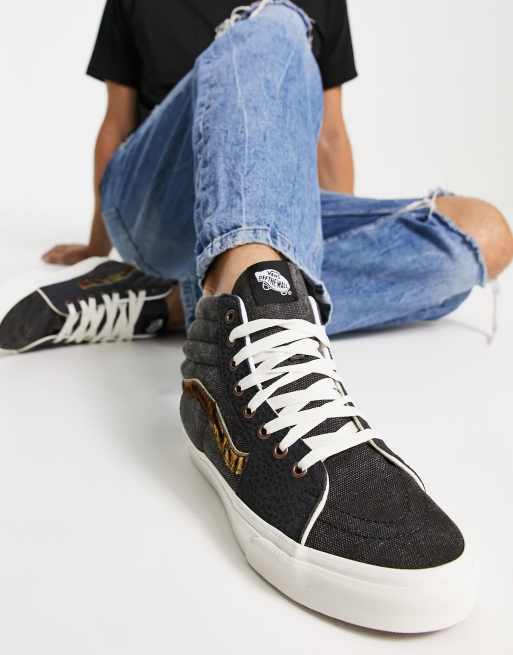 Denim low cheap top vans