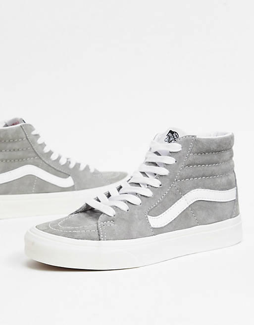 Vans Sk8-Hi sneakers in gray | ASOS