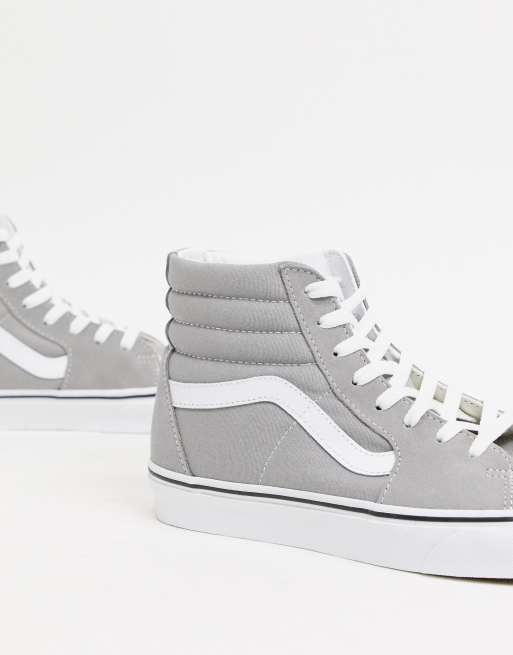 Gray high 2024 top vans