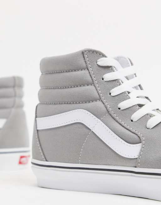 Gray high hotsell top vans