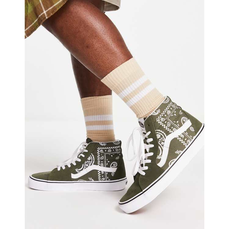 Sk8-Hi sneakers in green bandana | ASOS