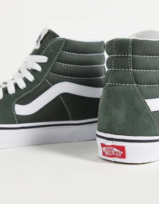 Vans sk8 hi mens on sale Green