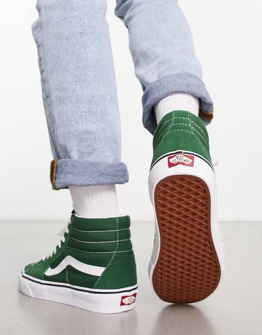 Vans sk8 hi discount green