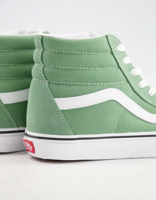 Sølv Savant Stewart ø Vans SK8-Hi sneakers in green | ASOS