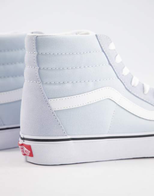 Vans high outlet top light blue