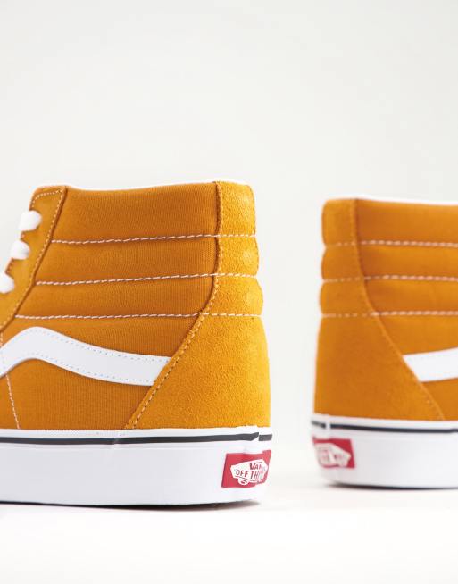 Vans high shop tops mens Orange