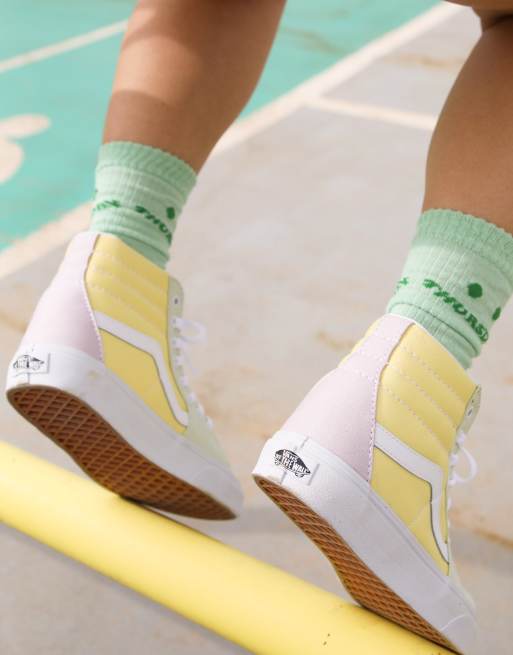 Vans pastel store color block