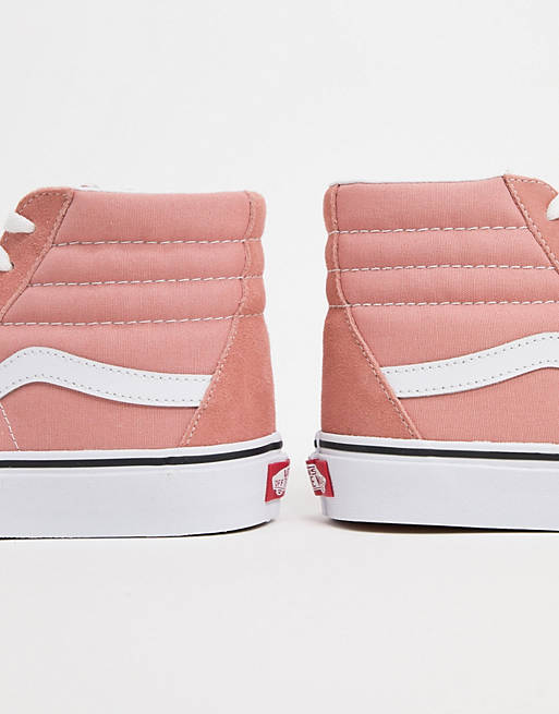 Vans Sk8-Hi sneakers in pink الكبس
