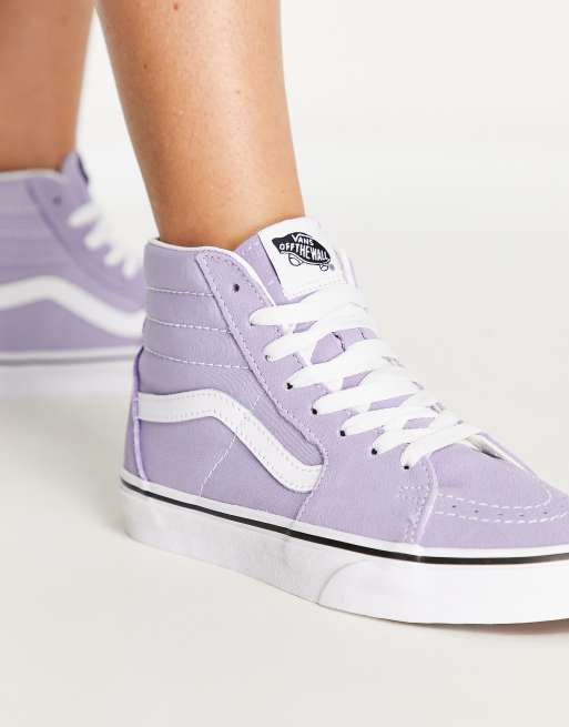 Vans mid tops womens on sale purple