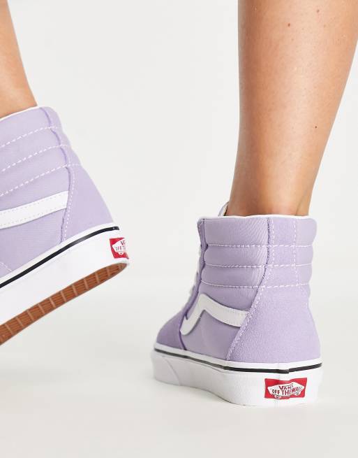 All purple outlet high top vans