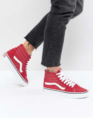 Vans Sk8 Hi Vans Rood Hi Bolt Vans Sk8 Hi Rood Vans Sk8-Hi Bolt Big