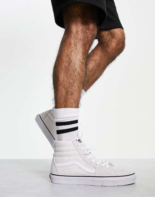 Vans sk8 shop hi triple white