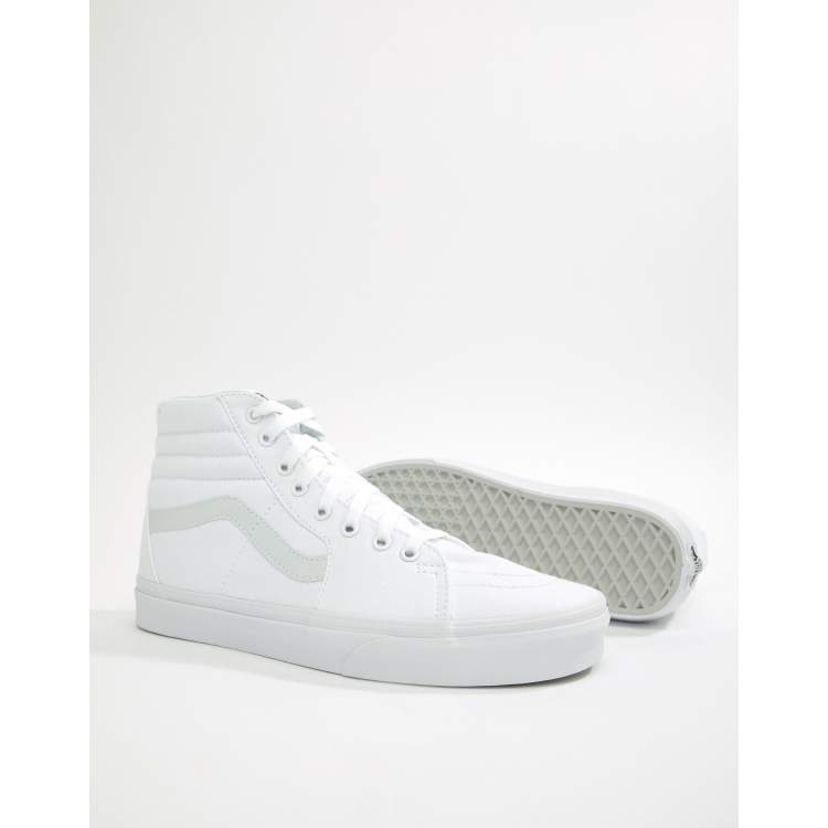 Skygge Alt det bedste nuance Vans Sk8-Hi sneakers in white | ASOS