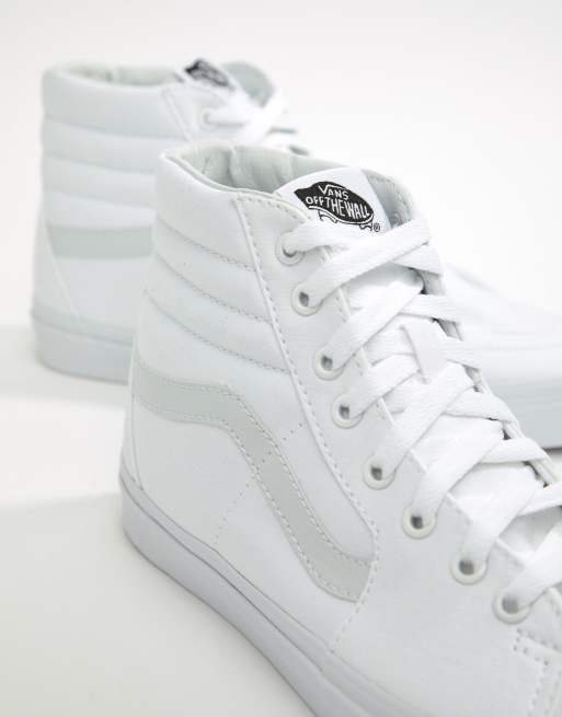 White high top vans near clearance me