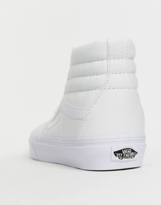 スニーカー Vans SK8-HI White Vans Sk8-Hi sneakers in white | ASOS