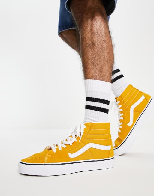 Vans sk8 hi on sale amarillas