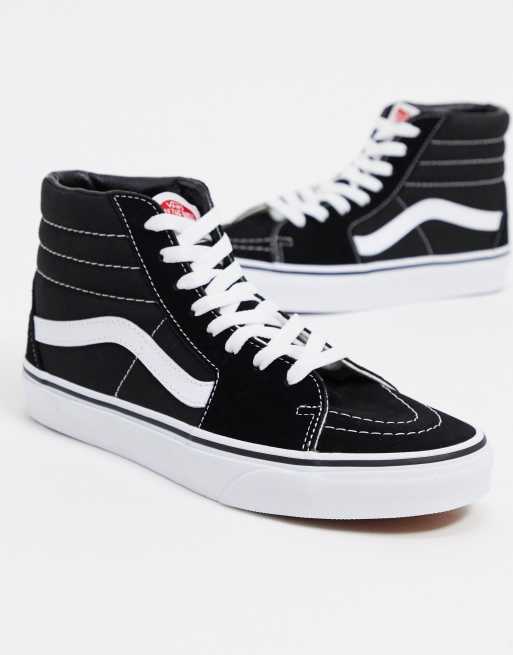 Vans SK8-Hi - Sneakers in zwart en wit